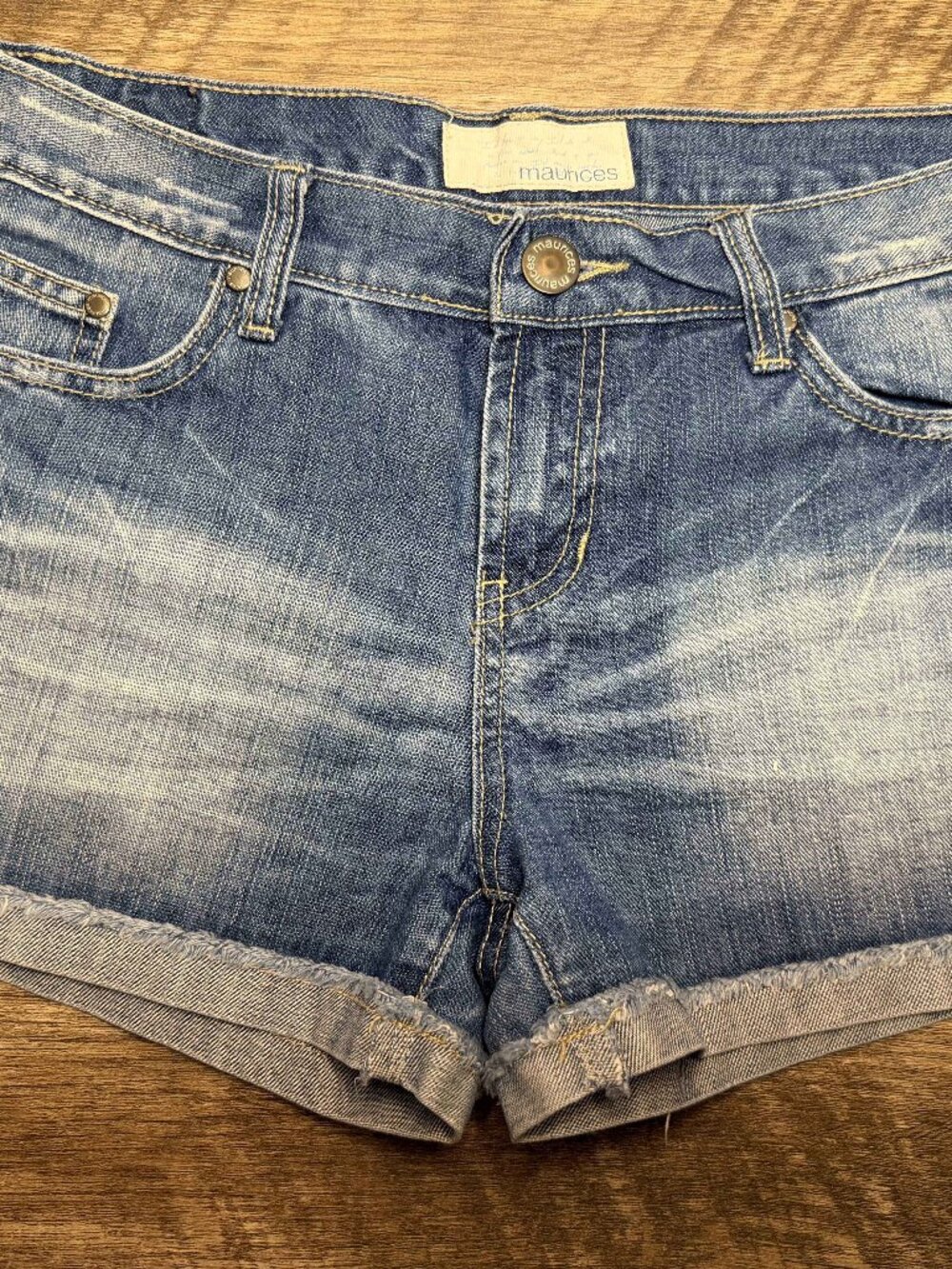 Maurices Distressed Denim Shorts – Size 11/12